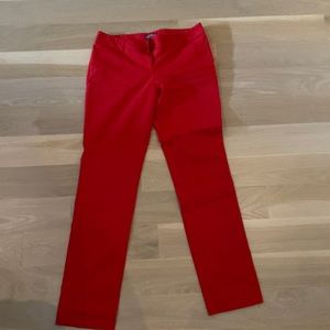 Express columnist red dress pants